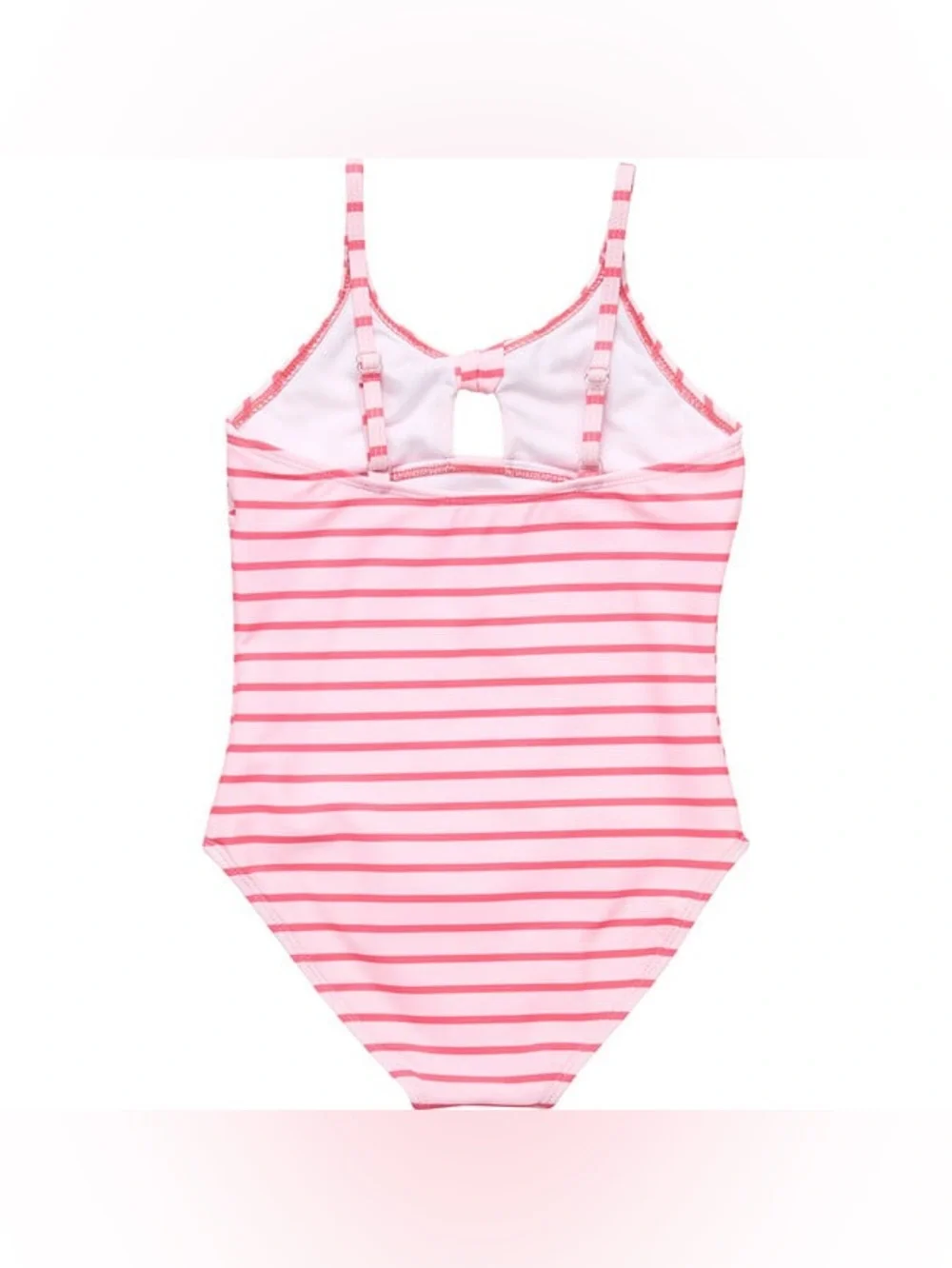 Snapper Rock Coral Stripe Bow Swimsuit - Size 4 NEW!